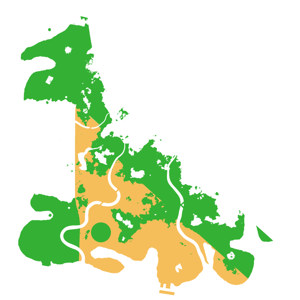 Biome Rust Map: Procedural Map, Size: 4000, Seed: 632874686