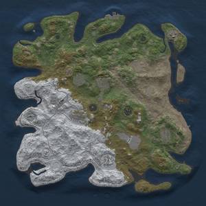 Thumbnail Rust Map: Procedural Map, Size: 4000, Seed: 1364129835, 19 Monuments