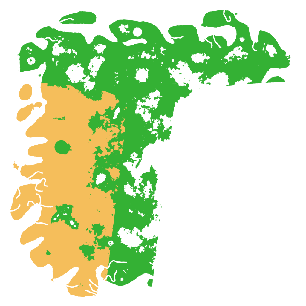 Biome Rust Map: Procedural Map, Size: 6000, Seed: 1486350721
