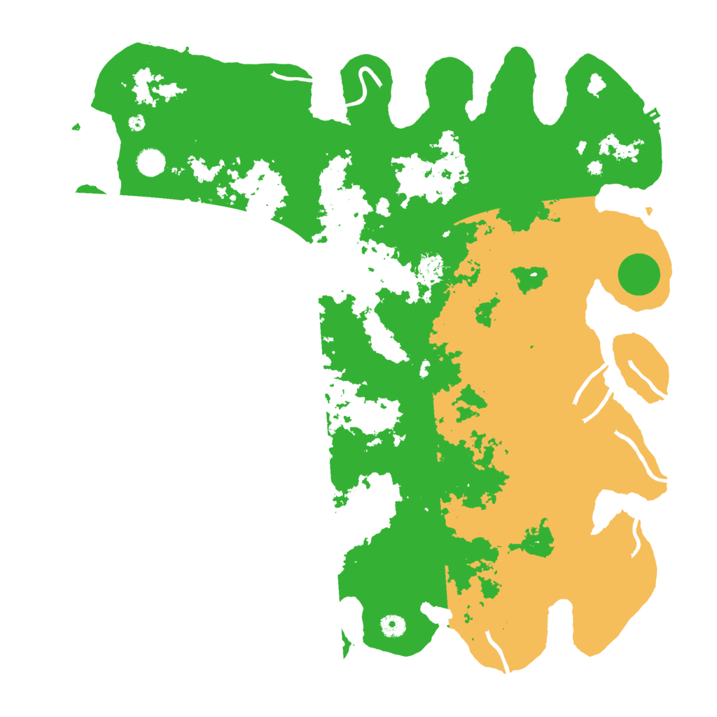 Biome Rust Map: Procedural Map, Size: 4500, Seed: 19901976
