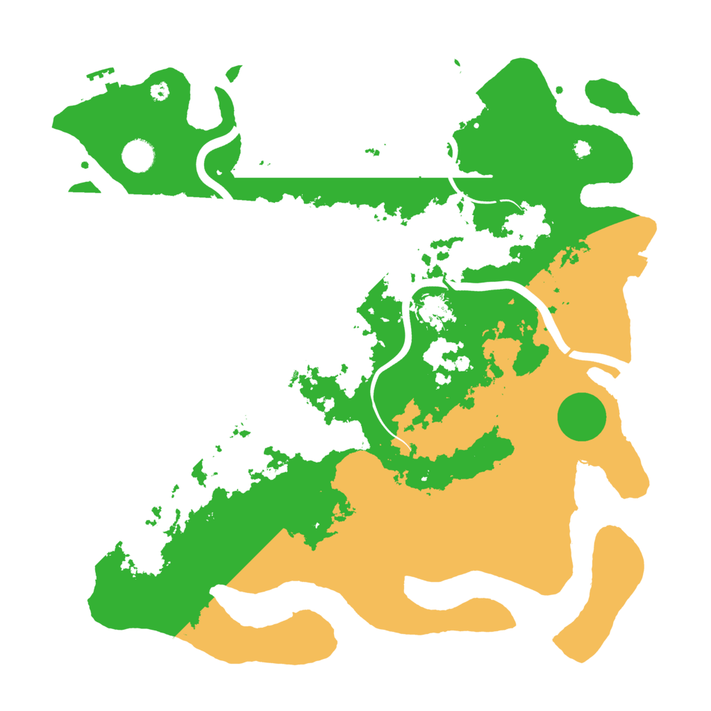 Biome Rust Map: Procedural Map, Size: 3850, Seed: 942332773