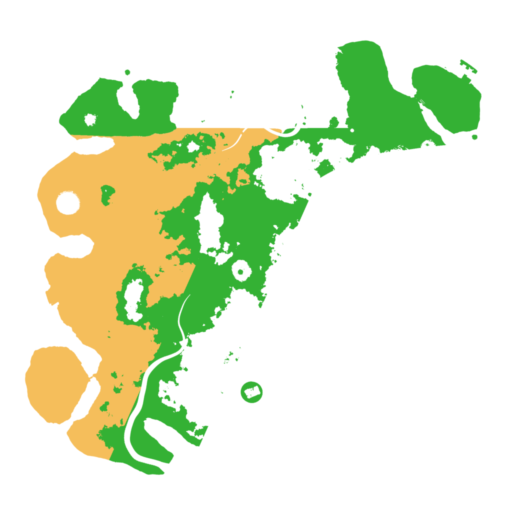 Biome Rust Map: Procedural Map, Size: 3850, Seed: 515797366