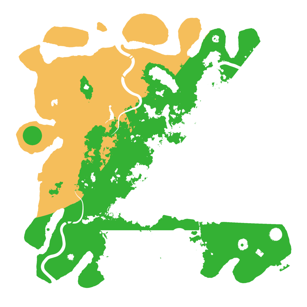 Biome Rust Map: Procedural Map, Size: 4250, Seed: 594760318