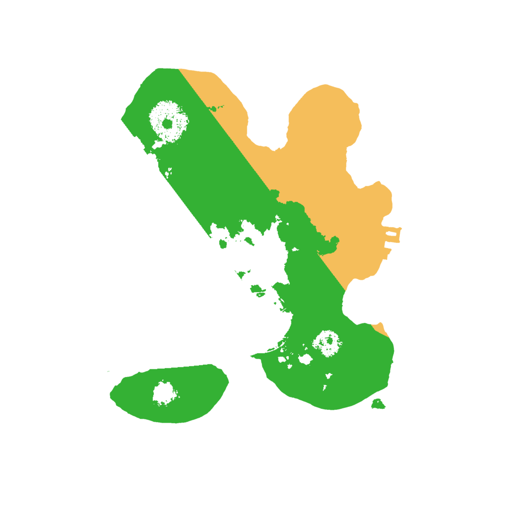 Biome Rust Map: Procedural Map, Size: 2000, Seed: 51