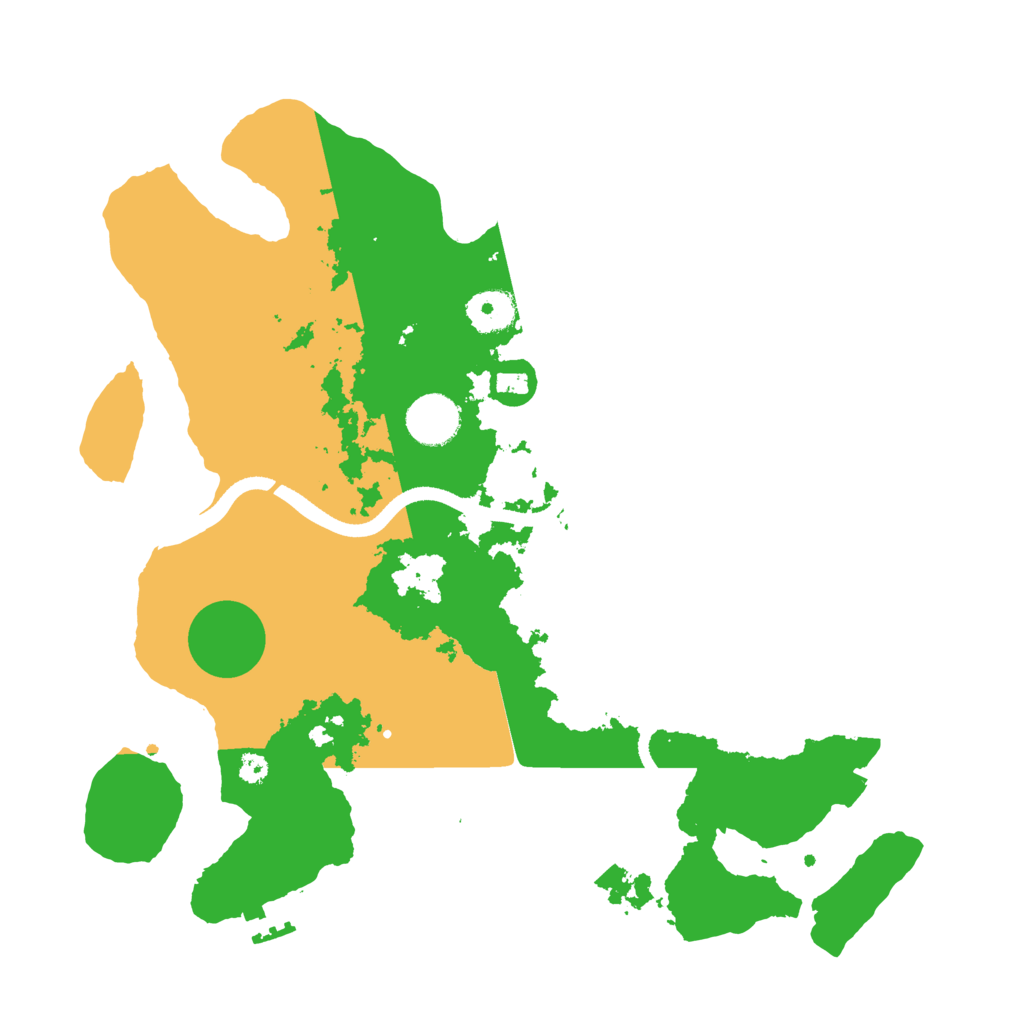 Biome Rust Map: Procedural Map, Size: 3500, Seed: 2074538699
