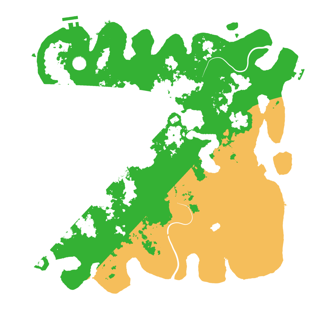 Biome Rust Map: Procedural Map, Size: 4050, Seed: 1657162942