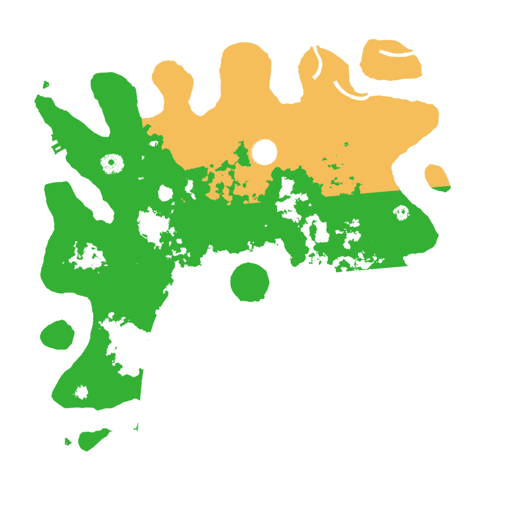 Biome Rust Map: Procedural Map, Size: 3500, Seed: 16528