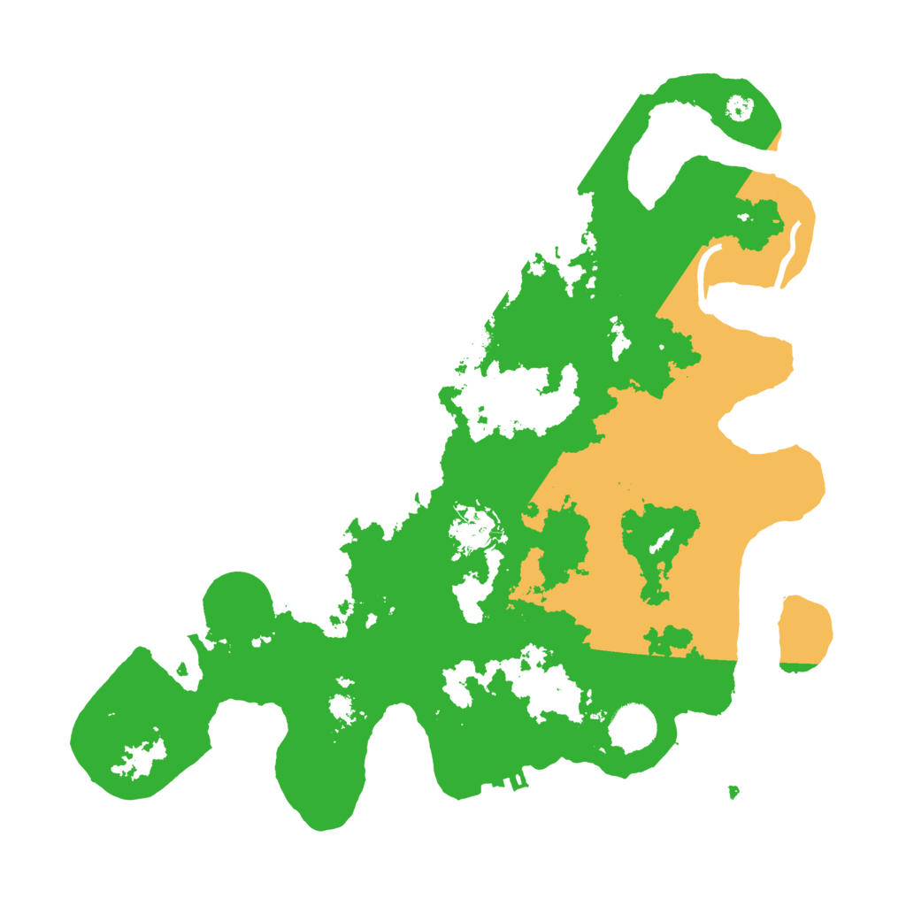 Biome Rust Map: Procedural Map, Size: 3500, Seed: 34241078