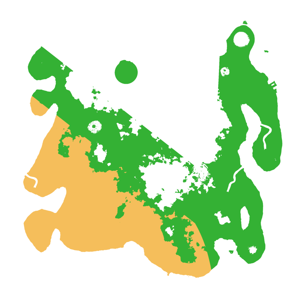 Biome Rust Map: Procedural Map, Size: 3500, Seed: 1417935340