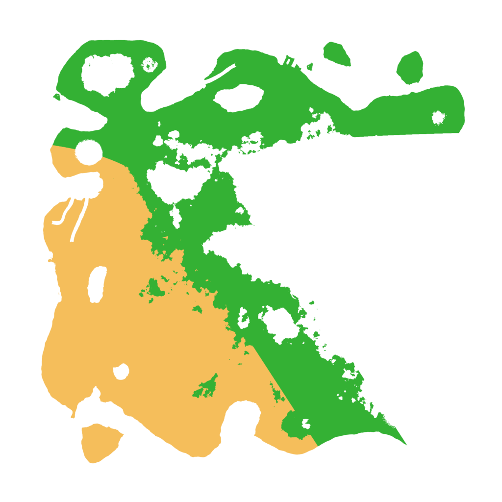 Biome Rust Map: Procedural Map, Size: 3500, Seed: 99248944