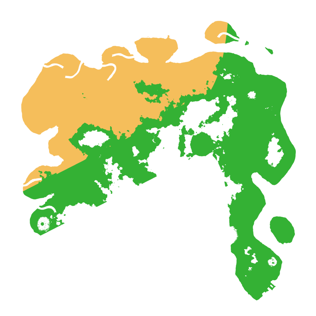 Biome Rust Map: Procedural Map, Size: 3700, Seed: 2062839983