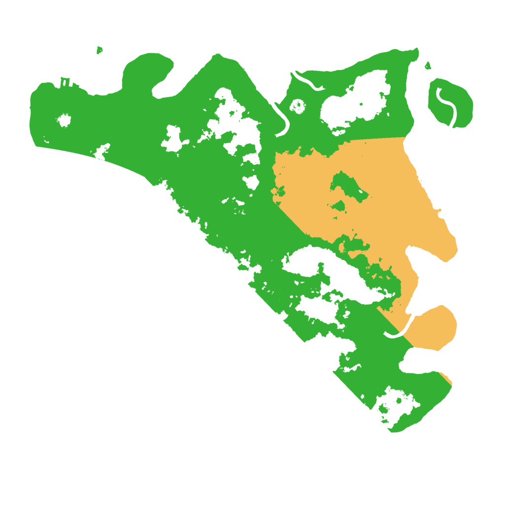 Biome Rust Map: Procedural Map, Size: 3500, Seed: 154089451