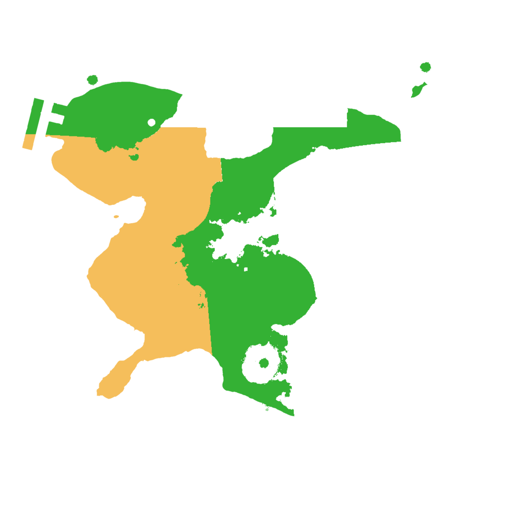 Biome Rust Map: Procedural Map, Size: 2000, Seed: 26084