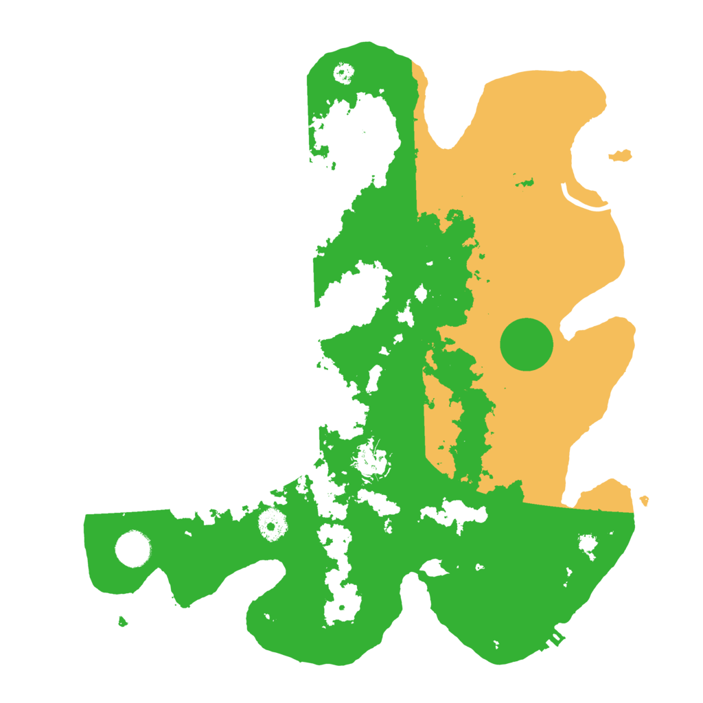 Biome Rust Map: Procedural Map, Size: 3500, Seed: 3895