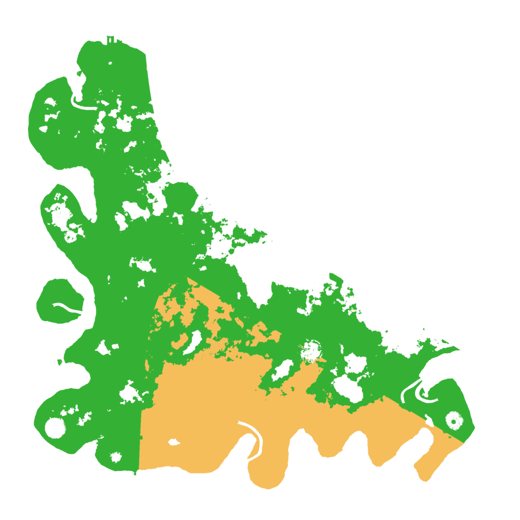 Biome Rust Map: Procedural Map, Size: 4500, Seed: 93419