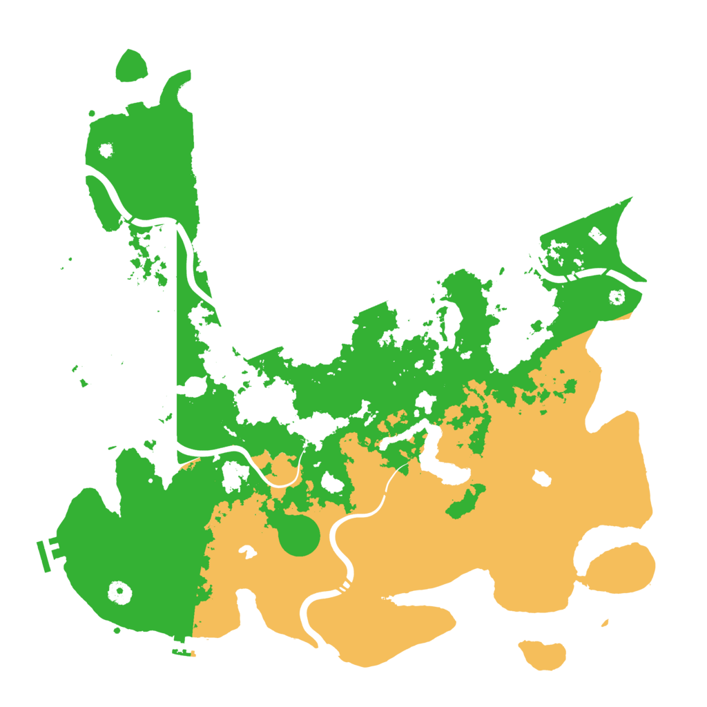 Biome Rust Map: Procedural Map, Size: 4500, Seed: 1874642571