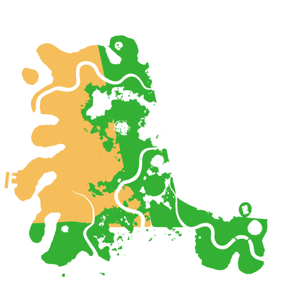 Biome Rust Map: Procedural Map, Size: 3750, Seed: 255