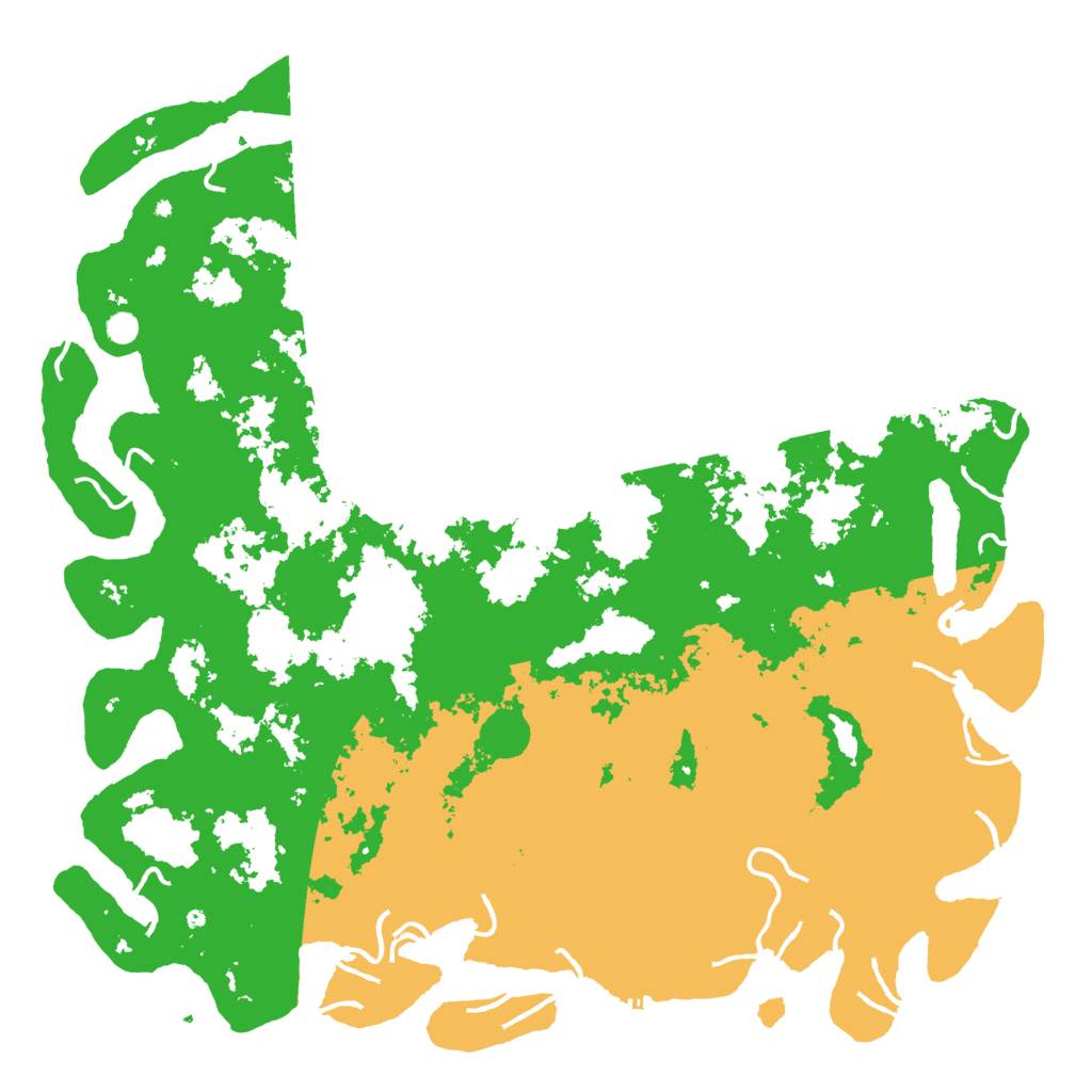 Biome Rust Map: Procedural Map, Size: 6000, Seed: 467458