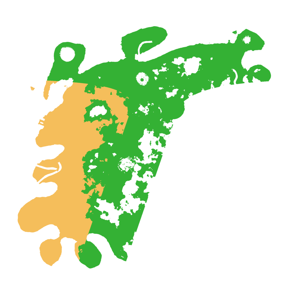 Biome Rust Map: Procedural Map, Size: 3600, Seed: 727499