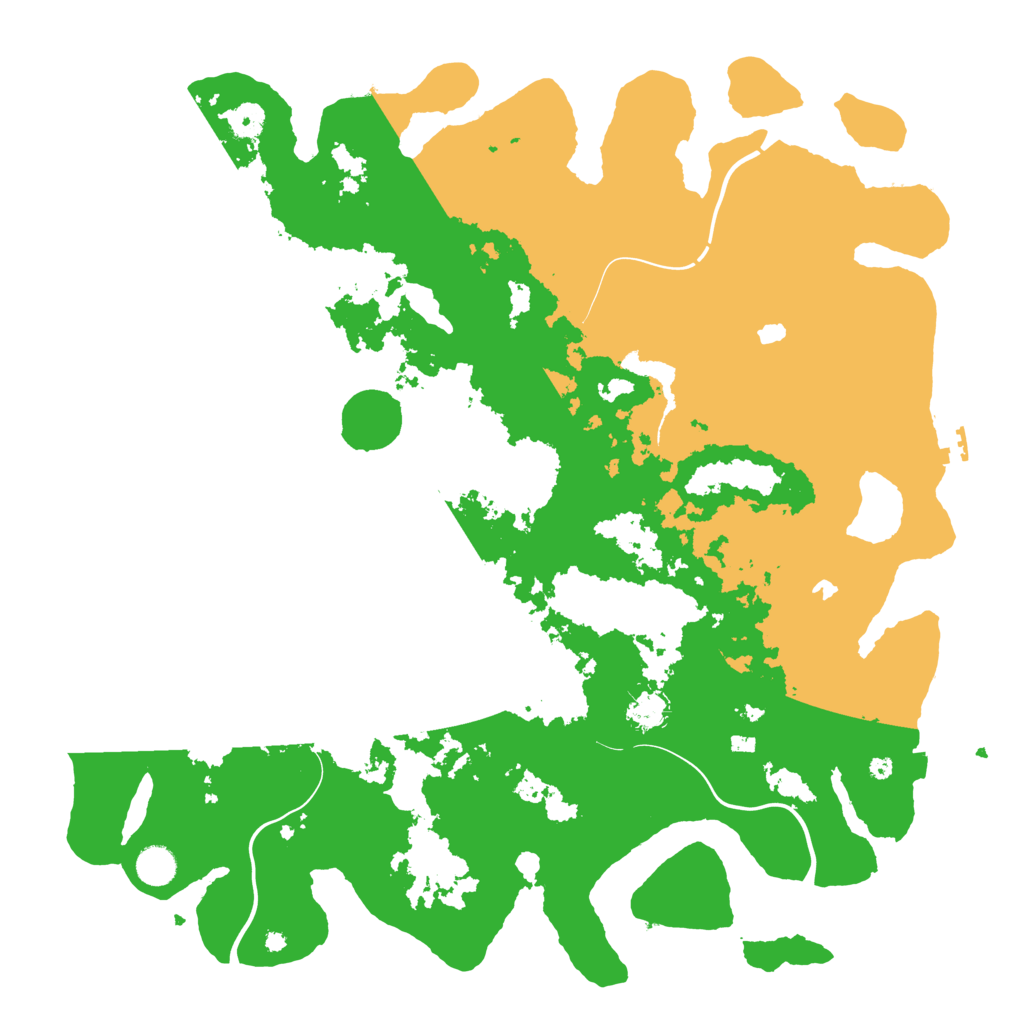 Biome Rust Map: Procedural Map, Size: 4500, Seed: 17041986