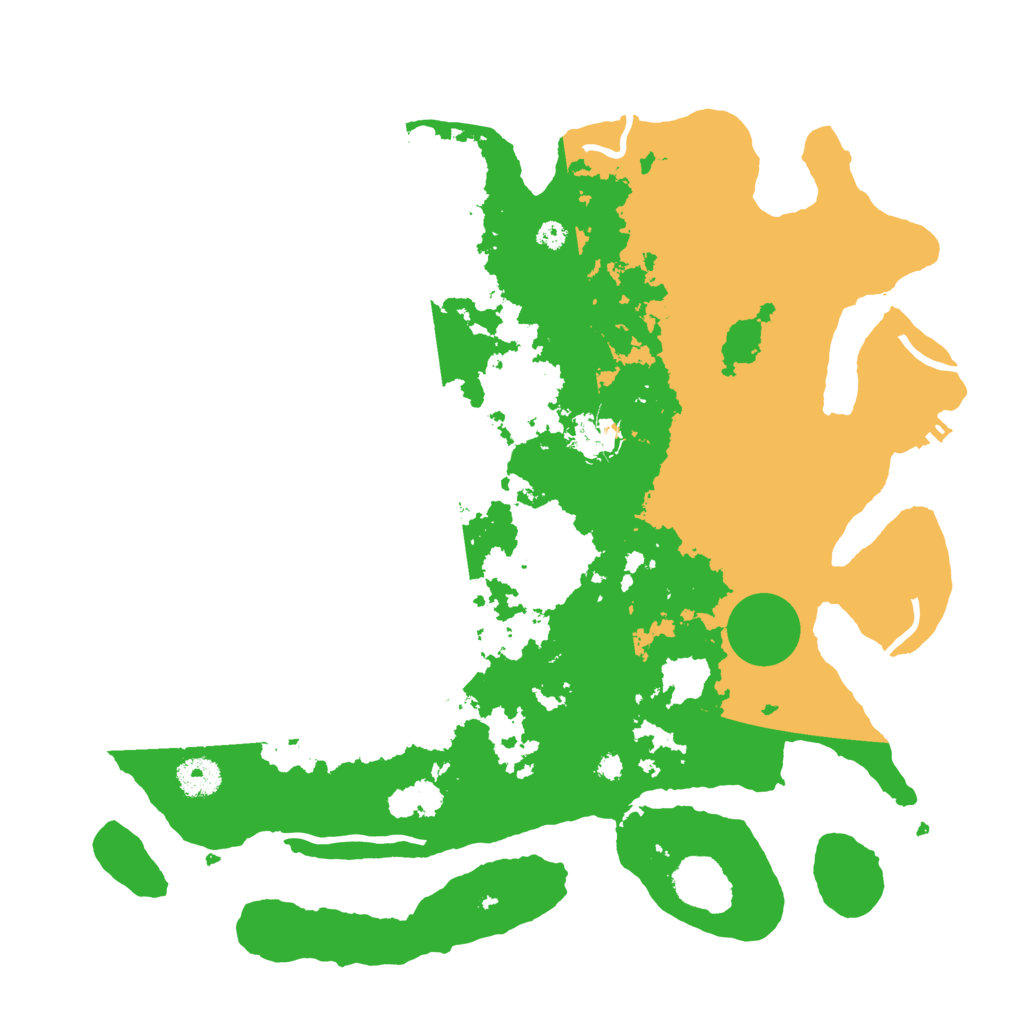 Biome Rust Map: Procedural Map, Size: 3700, Seed: 1188250253