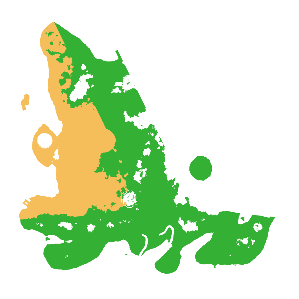 Biome Rust Map: Procedural Map, Size: 3500, Seed: 9876517