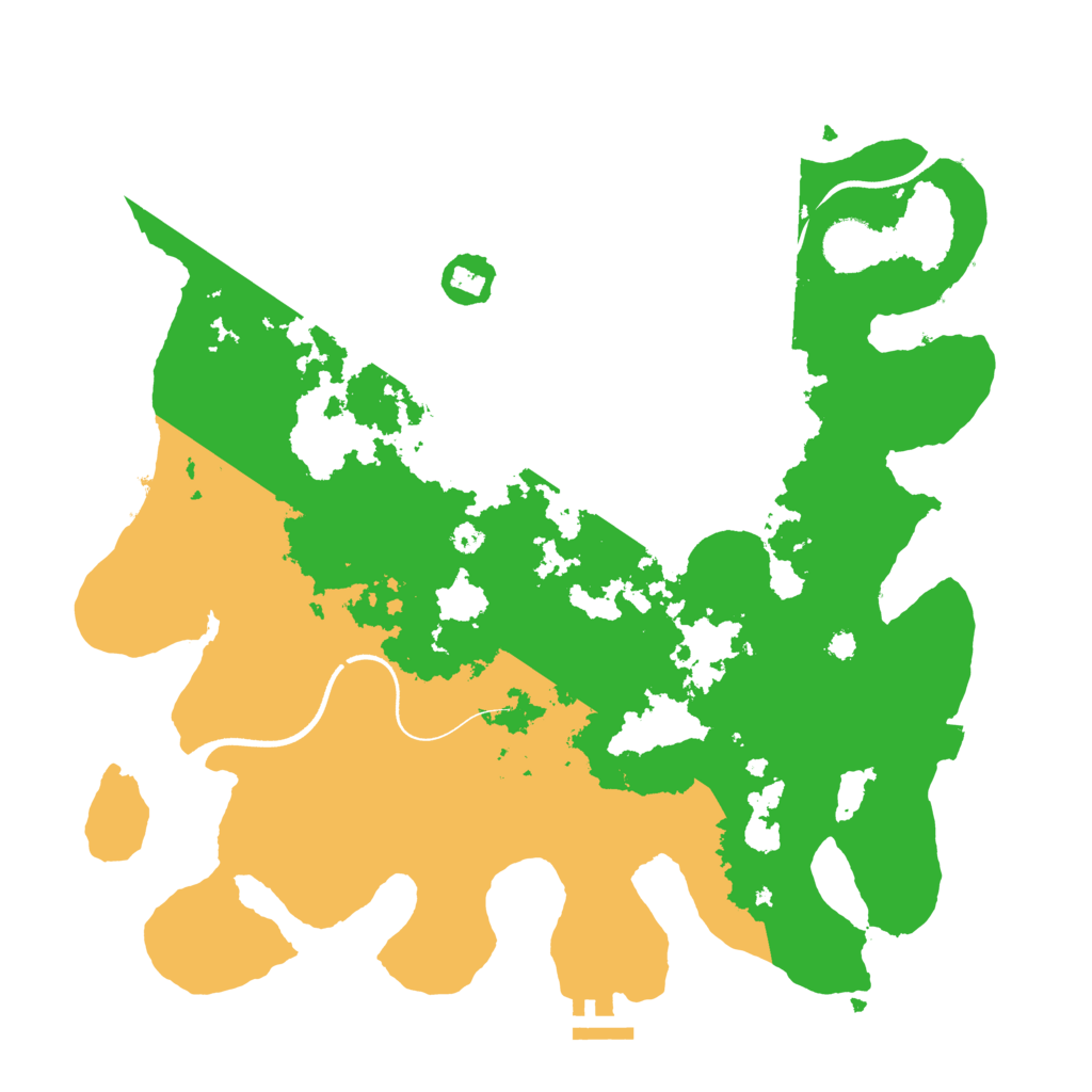 Biome Rust Map: Procedural Map, Size: 3600, Seed: 522628