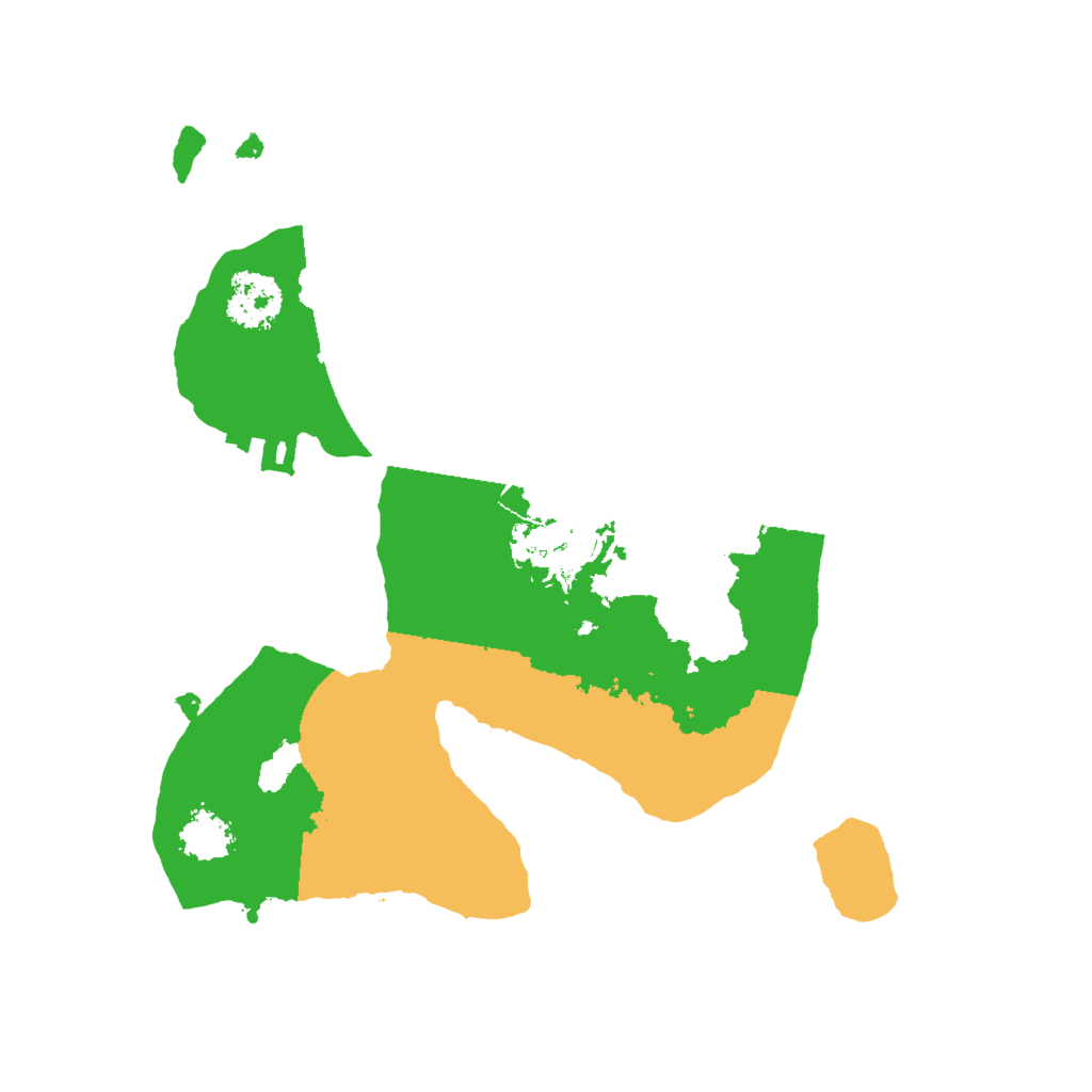 Biome Rust Map: Procedural Map, Size: 2000, Seed: 45635235