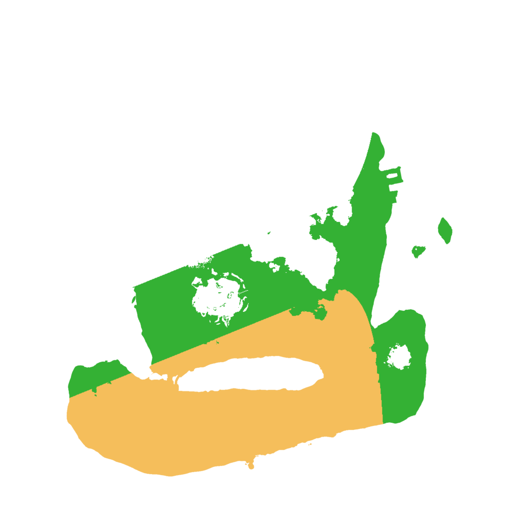 Biome Rust Map: Procedural Map, Size: 2000, Seed: 1117419159