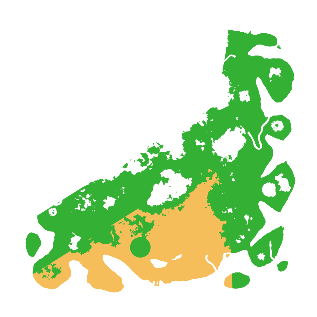 Biome Rust Map: Procedural Map, Size: 4100, Seed: 355943