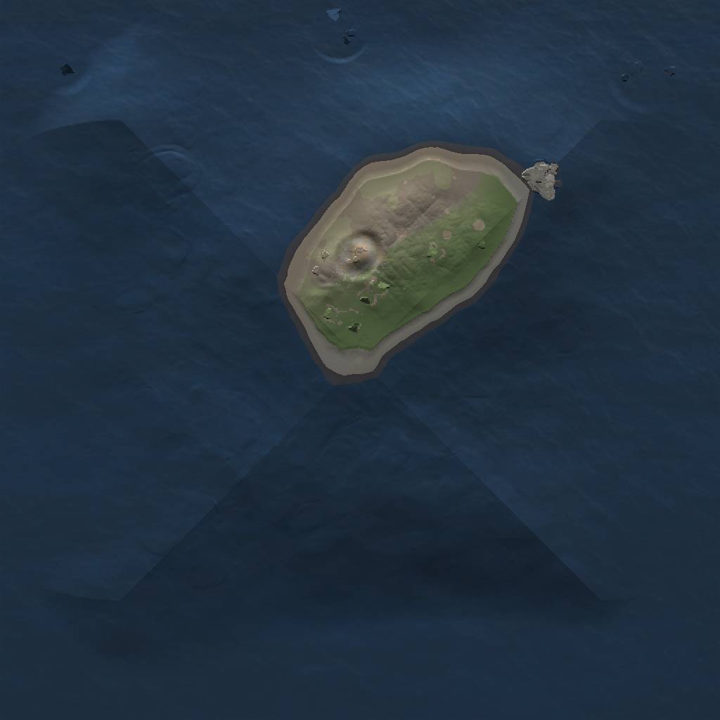 Rust Map: Procedural Map, Size: 1000, Seed: 2846, 3 Monuments