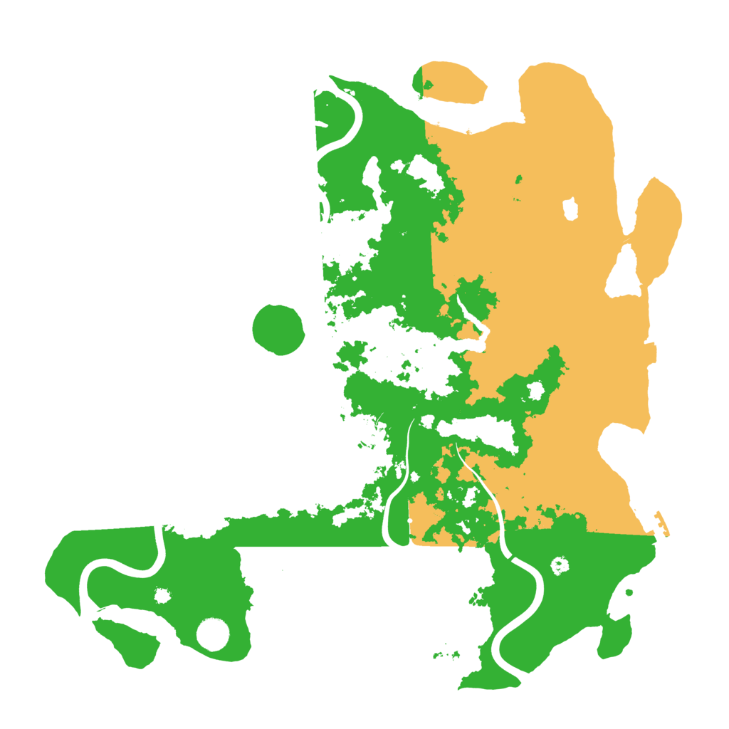 Biome Rust Map: Procedural Map, Size: 4100, Seed: 812290