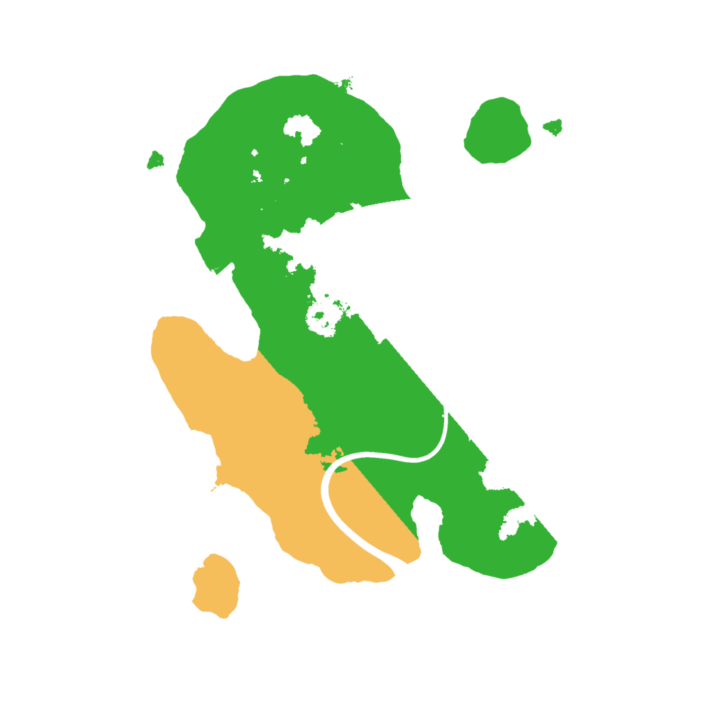 Biome Rust Map: Procedural Map, Size: 2000, Seed: 968824965