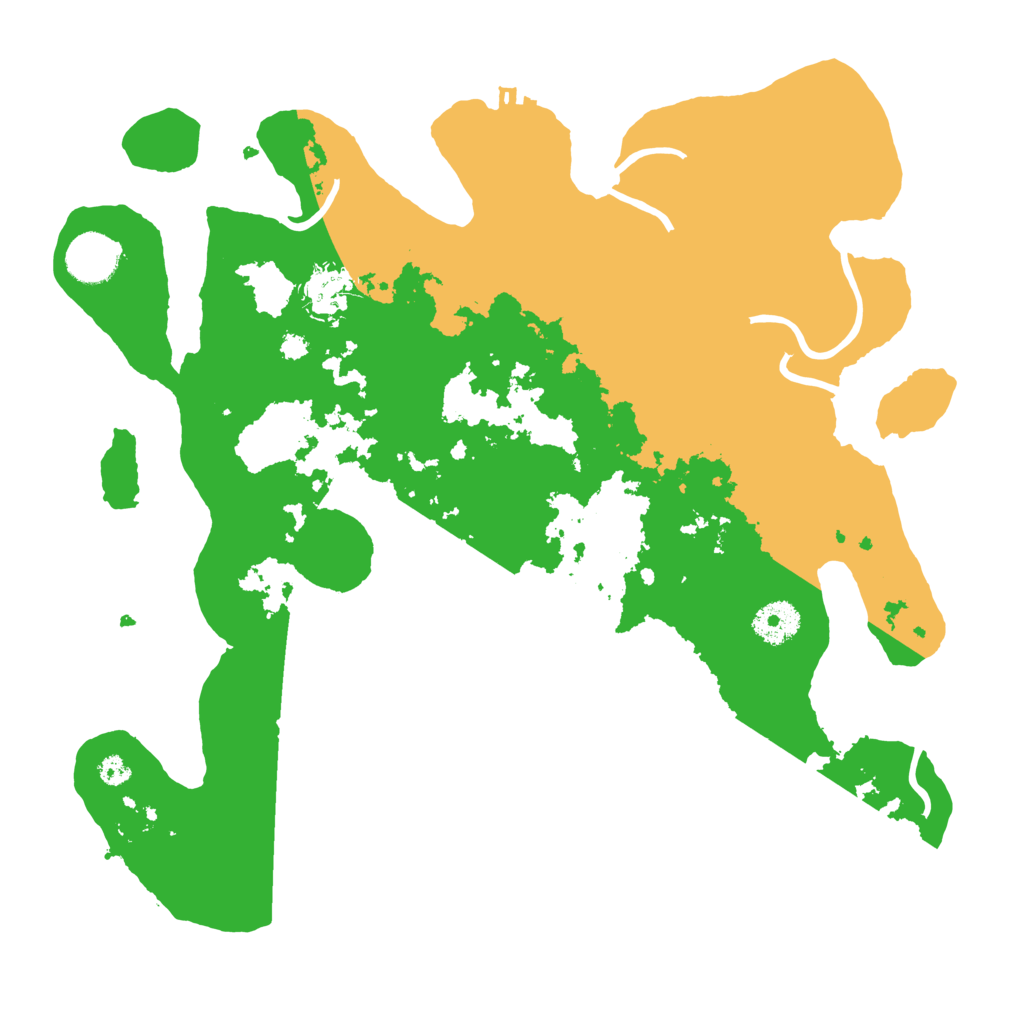 Biome Rust Map: Procedural Map, Size: 3500, Seed: 553786325