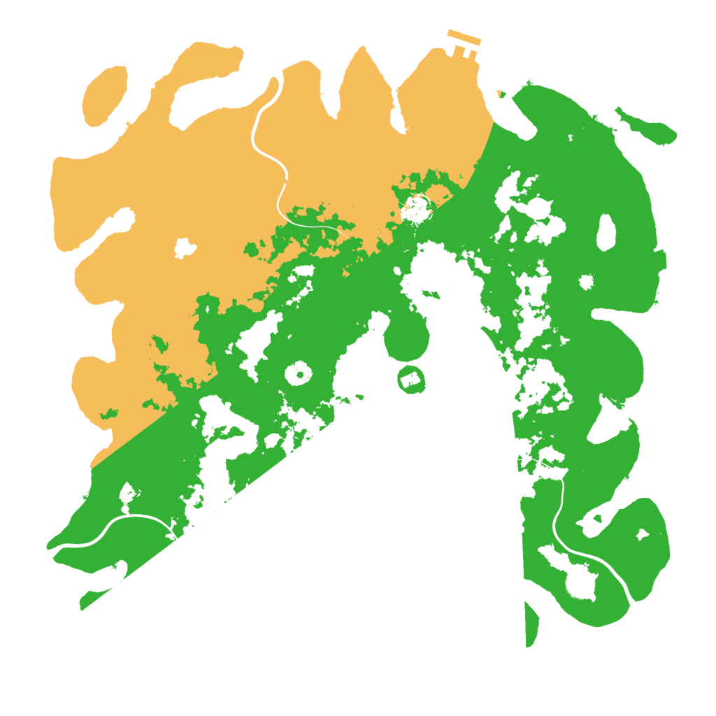 Biome Rust Map: Procedural Map, Size: 4250, Seed: 1809842831