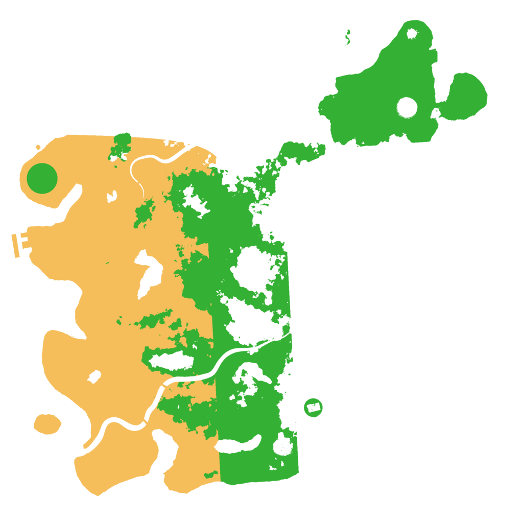 Biome Rust Map: Procedural Map, Size: 4500, Seed: 890500