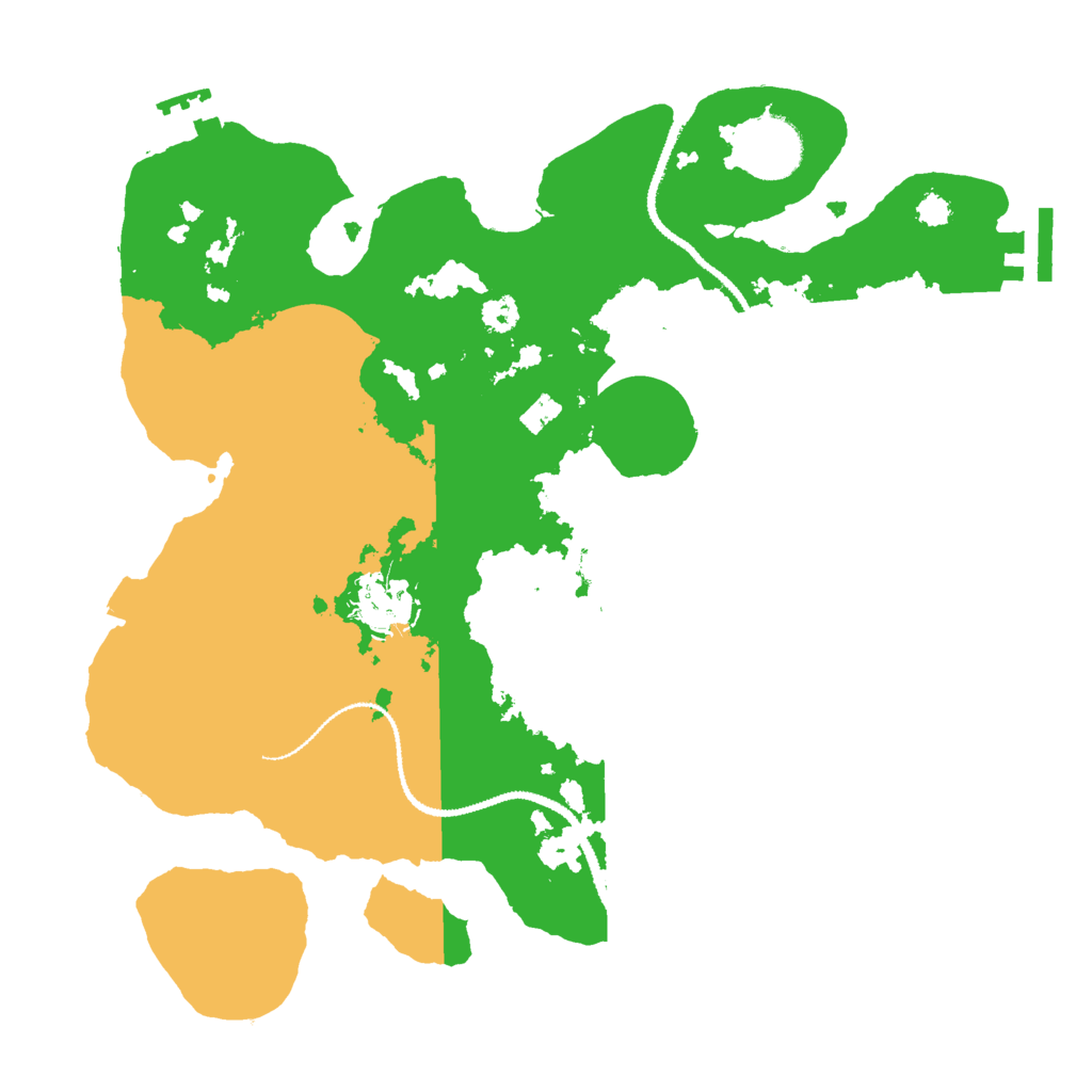Biome Rust Map: Procedural Map, Size: 3000, Seed: 1821187174