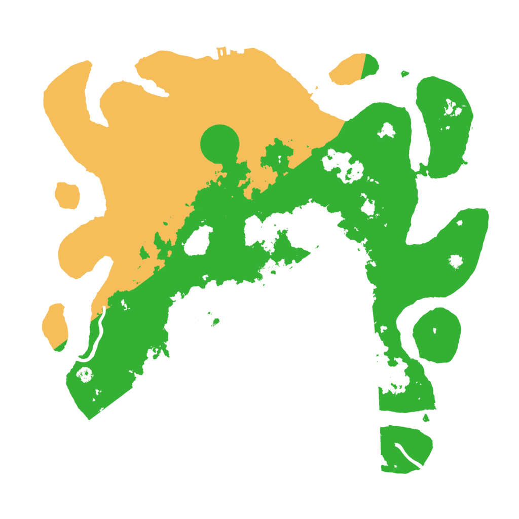 Biome Rust Map: Procedural Map, Size: 3500, Seed: 1376408040