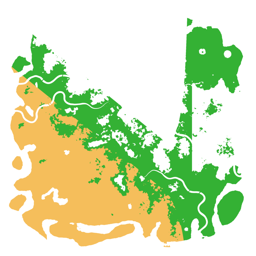 Biome Rust Map: Procedural Map, Size: 6000, Seed: 730829354