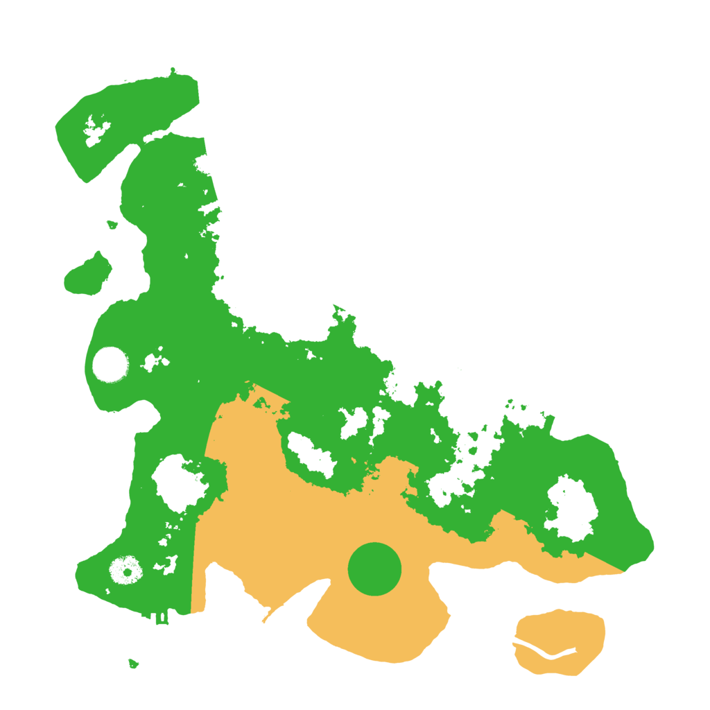 Biome Rust Map: Procedural Map, Size: 3500, Seed: 1552426945