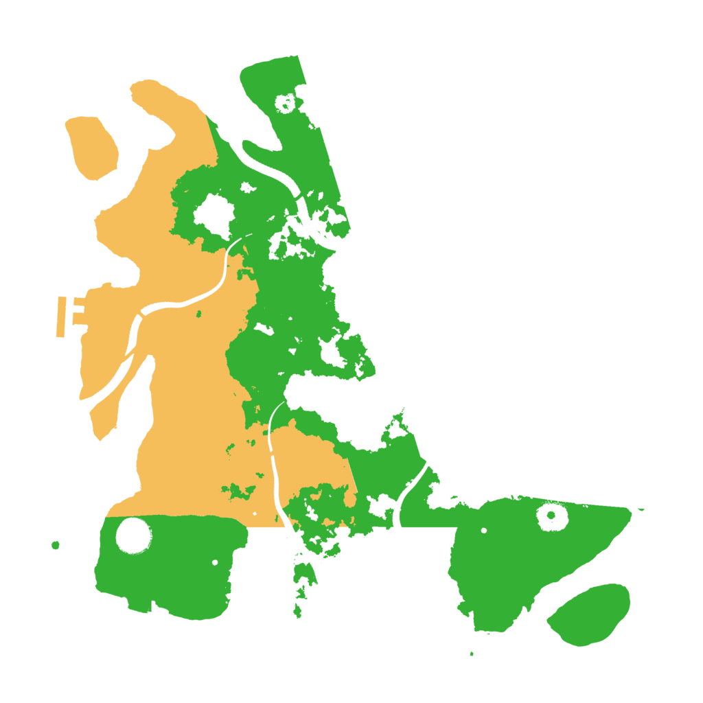 Biome Rust Map: Procedural Map, Size: 3500, Seed: 1847347338
