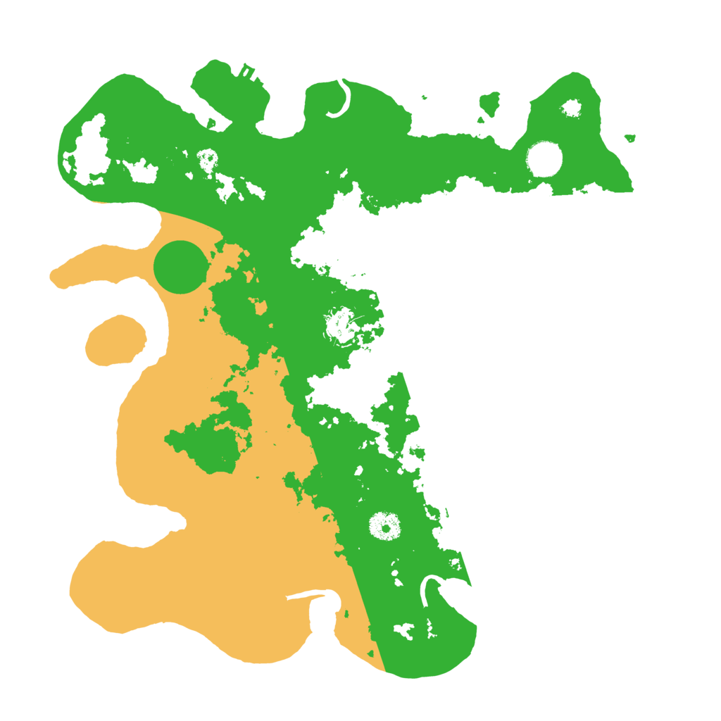 Biome Rust Map: Procedural Map, Size: 3550, Seed: 444466