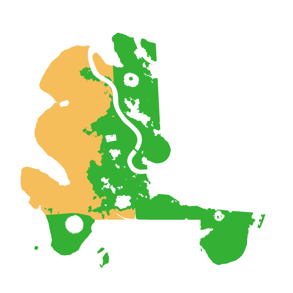 Biome Rust Map: Procedural Map, Size: 3000, Seed: 2073499132