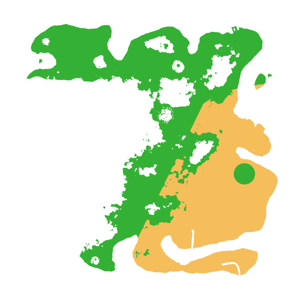 Biome Rust Map: Procedural Map, Size: 3700, Seed: 1511280652