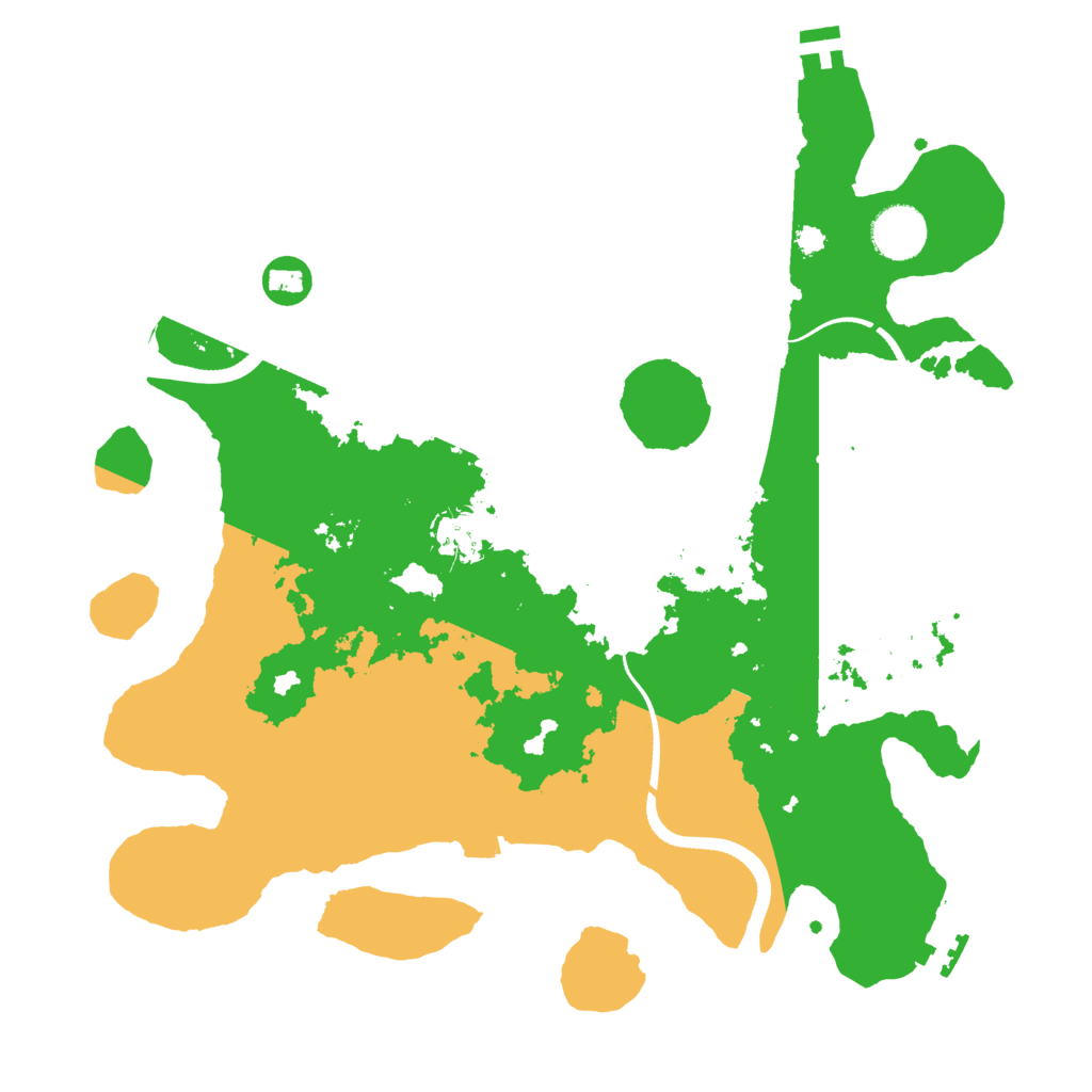 Biome Rust Map: Procedural Map, Size: 3500, Seed: 1603628478