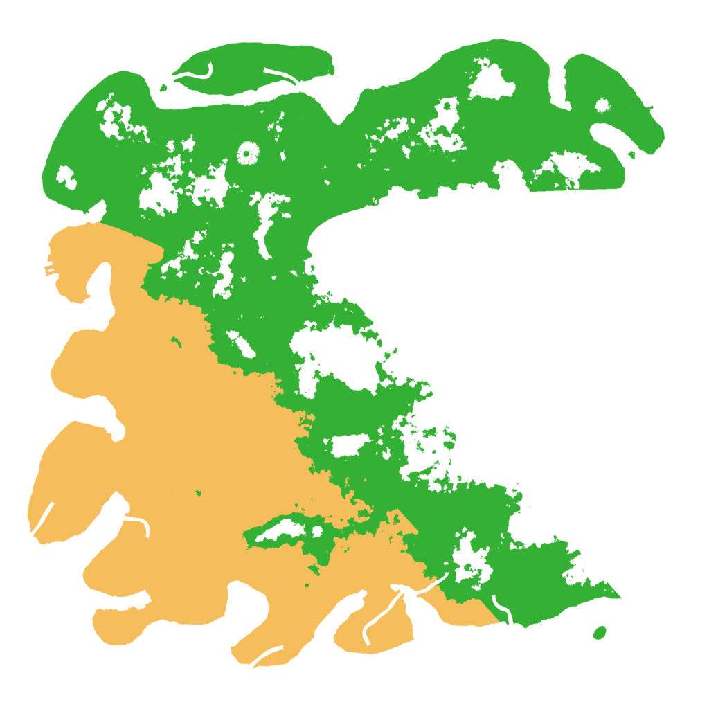 Biome Rust Map: Procedural Map, Size: 4600, Seed: 792269966