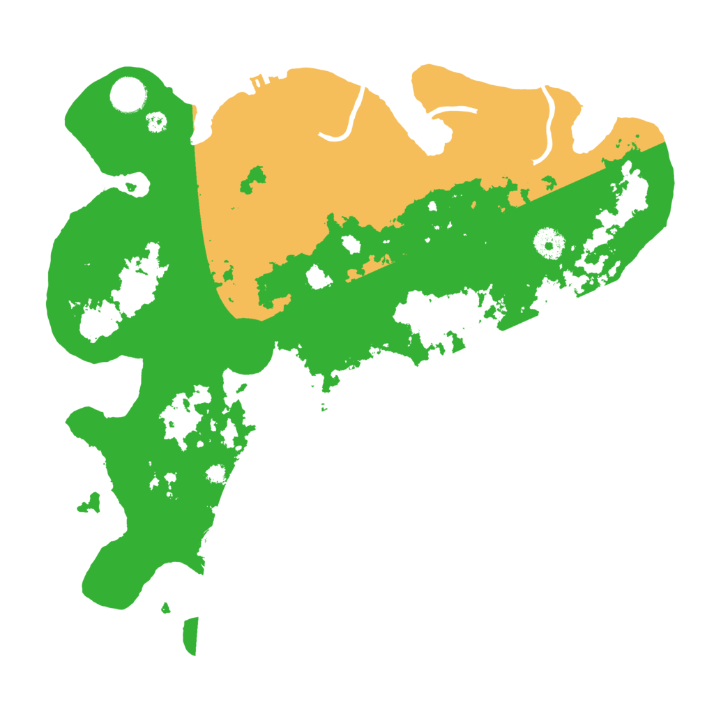 Biome Rust Map: Procedural Map, Size: 3500, Seed: 1192611237