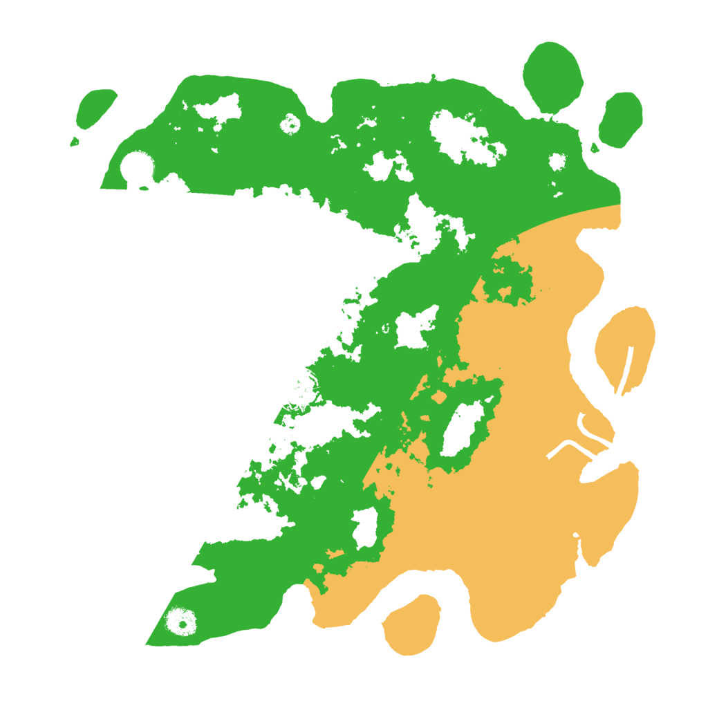 Biome Rust Map: Procedural Map, Size: 3700, Seed: 1169150096