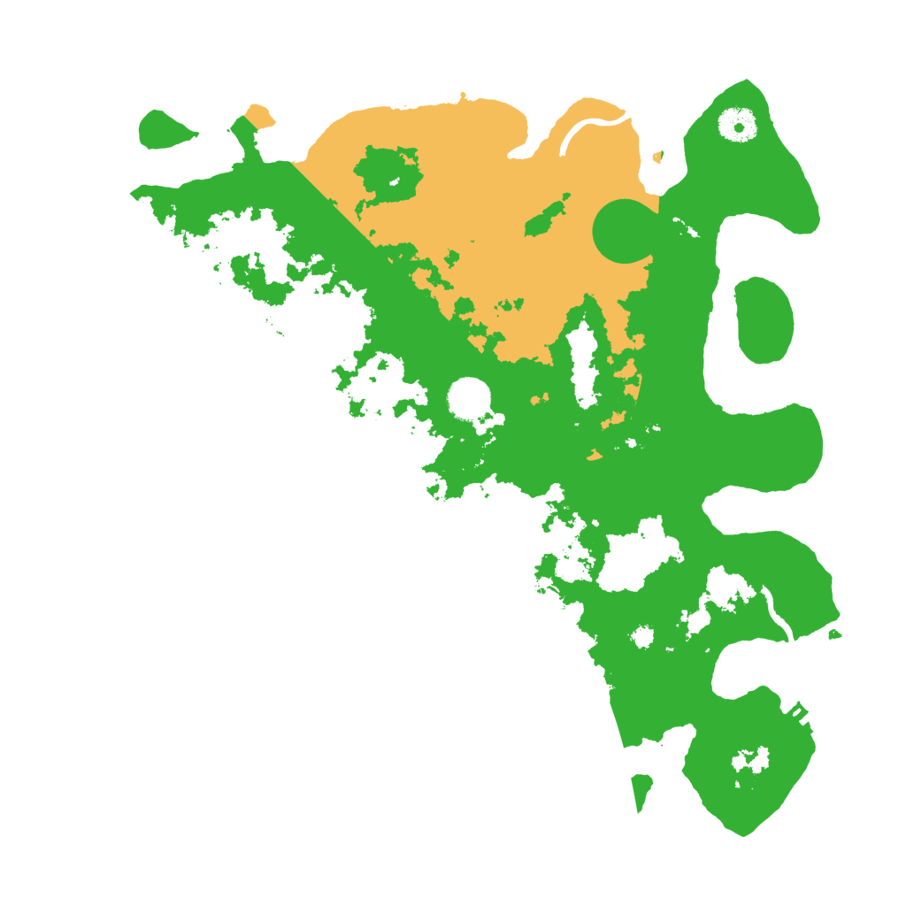 Biome Rust Map: Procedural Map, Size: 3700, Seed: 133781643