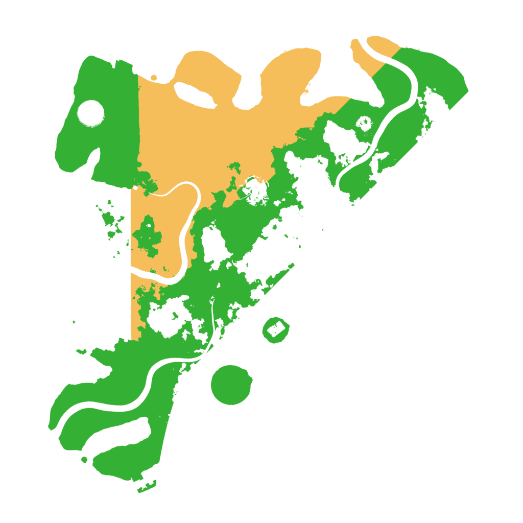 Biome Rust Map: Procedural Map, Size: 3500, Seed: 680692168